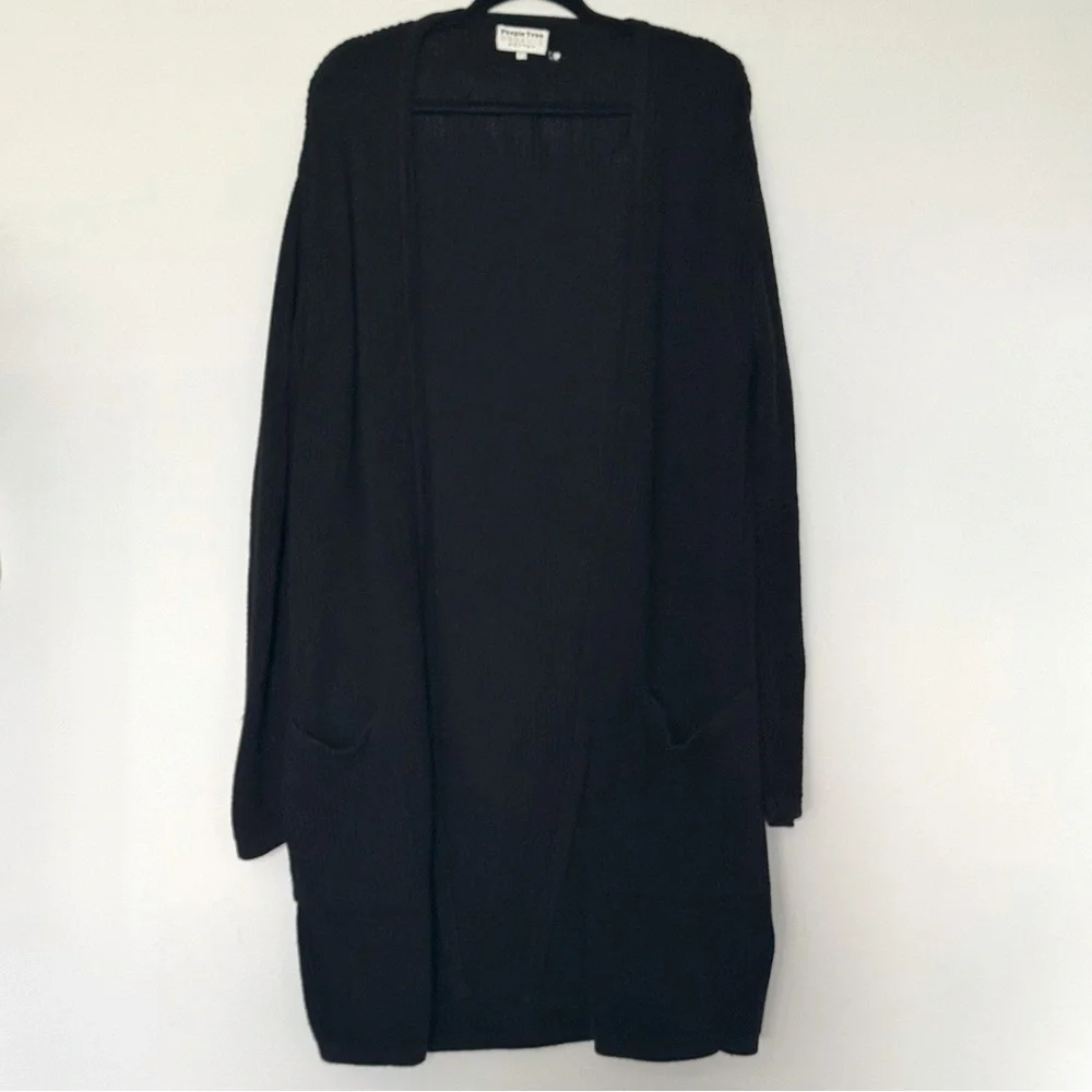 People Tree Classic Black Cardigan π - Picture 1 of 6